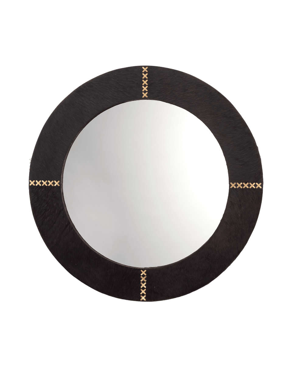 Round Cross-Stitch Mirror